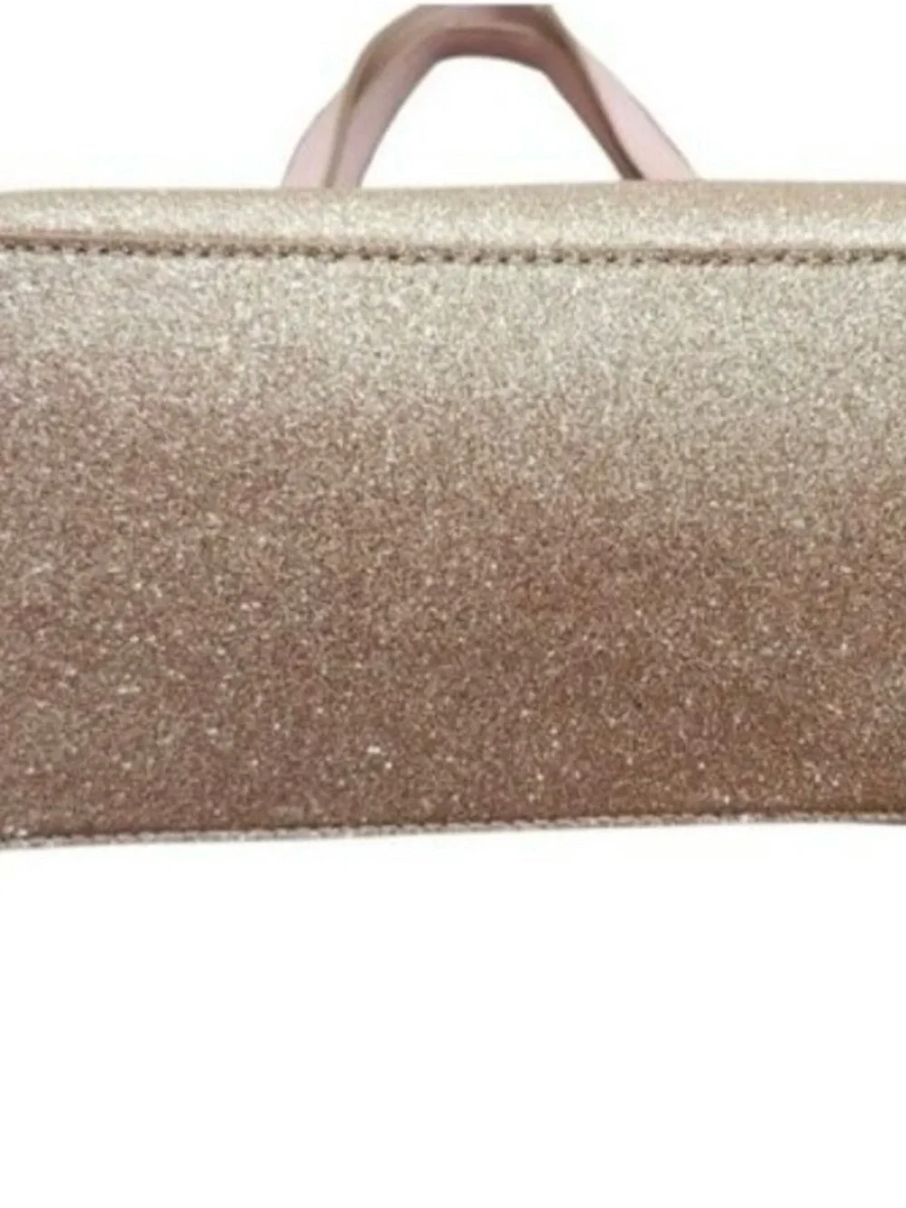 Authentic kate spade Rose Gold  Glitter Joeley Satchel  COA